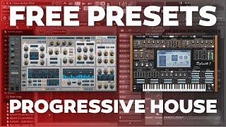 FREE PROGRESSIVE HOUSE PRESET PACK - SYLENTH1, SPIRE & STOCK PLUGINS