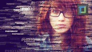 Text portrait effect | photoshop tutorial cs6 | photo effects [ episode 22]