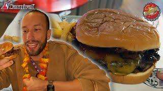 FIRST TIME Trying Guy's Burger Joint on Carnival Cruise (The Ringer)