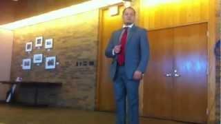 Clips from my first place win at TM International Speech Division B Contest