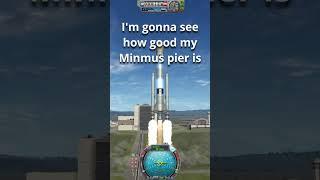 Landing on the Minmus pier | Kerbal Space Program