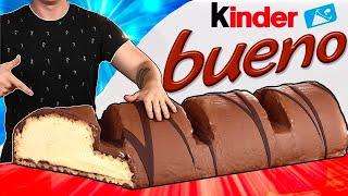 МЫ ПРИГОТОВИЛИ ОГРОМНЫЙ KINDER BUENO  ВЕСОМ В 100 КИЛОГРАММ