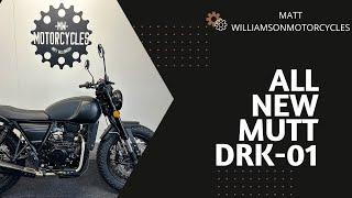 Mutt DRK-01. All new 125cc Machine. True Hand Built, Custom Styling!