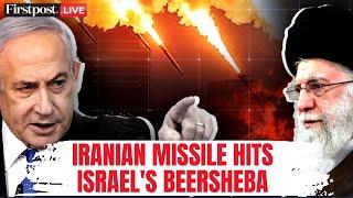 LIVE: Iran Fires Missiles at Israel’s Beersheba | Air Raid Sirens Sound in Tel Aviv & Jerusalem
