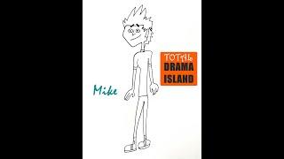 How to Draw Mike from Total Drama Island animation step by step | #shorts