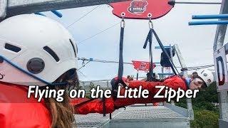 Riding the Little Zipper at Zipworld UK