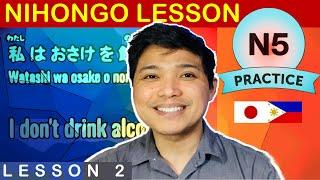 JLPT N5 BASIC JAPANESE CONVERSATION IN TAGALOG AND ENGLISH PART 2