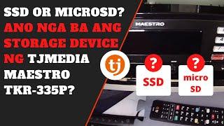 microSD or SSD? Ang Nasa Loob Ng  TJ Media TKR-335P Maestro Videoke