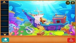 Undersea Treasure Escape walkthrough Firstescapegames.