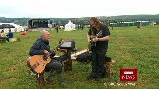 Matthew North and Marcus Vergette 21st July 2017 Chagstock Festival BBC Television Appearance