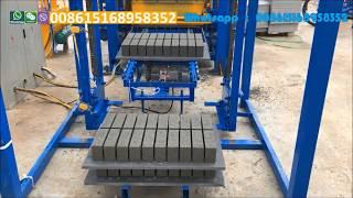 QT4 18 automatic hydraulic cement concrete standard brick making machine in Zimbabwe and Botswana