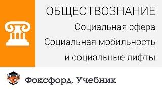 Социальная сфера: Социальная мобильность и социальные лифты. Центр онлайн-обучения «Фоксфорд»