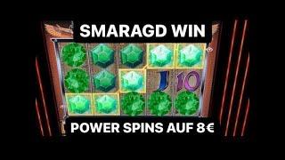 Lucky Pharao 8 Euro POWER SPINS mit SMARAGD JACKPOT  MERKUR Magie Spielothek Spielhalle Automaten