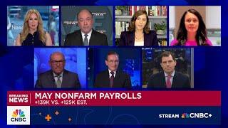 'Squawk Box' jobs panel break down the May jobs report