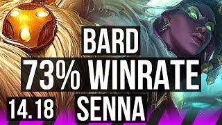 BARD & Jhin vs SENNA & Kai'Sa (SUP) | 73% winrate, 2/2/8 | NA Master | 14.18