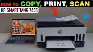 HP Smart Tank 7605 & 790 Scanning, Printing & Copying !