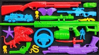 Membersihkan Shotgun, Sniper Rifle, AK47, Glock Pistol, Cowboy PSTL, AWM Gun, Mouser Pistol EPS 125