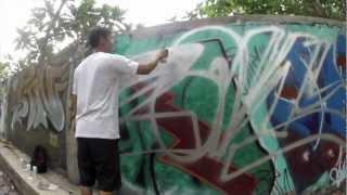 ZANY13 - DNZTWO - CUBE | Bali 2012 (Halloween) Graffiti Video