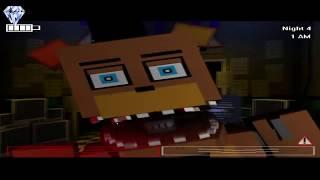 Five Nights In Minecraft Remastered - Неожиданный Фредди