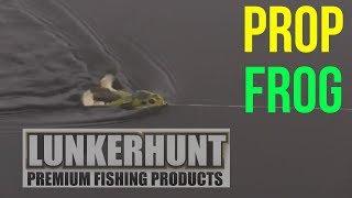 Lunkerhunt prop frog, first look and how to fish with it