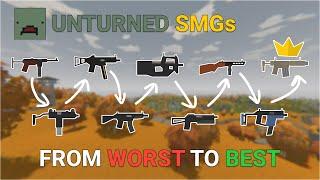 All Unturned SMGs (Worst to Best) in 2024