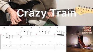 Ozzy Osbourne - Crazy Train (guitar cover with tabs & chords)