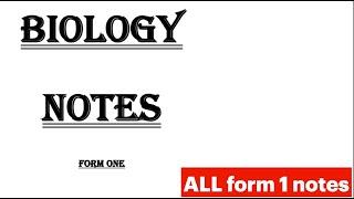 all form one notes biology | klb biology book 1 pdf download |