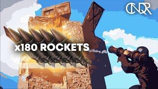 Rust Console - DEFENDING 180 ROCKET RAID