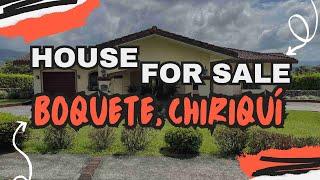 House for sale - Boquete, Chiriqui, Panama