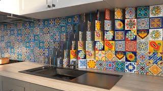 Mexican ceramic kitchen backsplash tiles ideas - Cerames