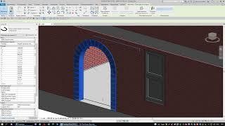 Семейство Арка универсальная из штучных материалов Revit скачать