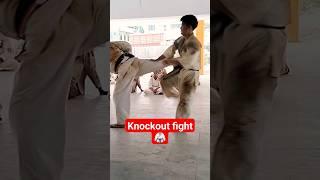 Real karate knockout fight #fullcontact #karate #kyokushin #fight #shorts #viral #mma #trending