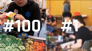 Top 100 Fastest Official 2x2 Rubik's Cube Solves Ever!