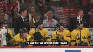 Sweden Mic'd Up at 4 Nations Face-Off Opener!  Mic’d up: 4 Nations med Forsberg, Ekholm & Hallam