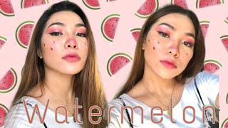 WATERMELON INSPIRED MAKEUP (LOL, MEDYO FAILED)