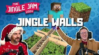 Day 4 | Minecraft Jingle Walls w/ Spiff & Lewis | Jingle Jam 2024