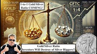 SILVER ALERT! Gold/Silver Ratio Investors Will DESTROY Silver Riggers! 1-to-1 Ratio!! (Bix Weir)