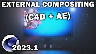 Cinema 4d 2023.1: External Compositing (C4d+AE)