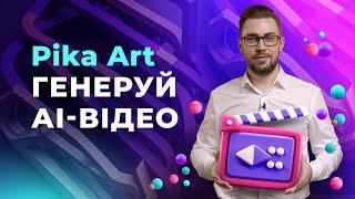 Pika Art. Нейромережа для генерації відео. Генерація відео за допомогою штучного інтелекту.