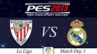 [TTB] PES 2013 Athletic Club Vs Real Madrid - Playthrough Commentary, Master League Game 1!