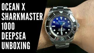 OceanX Sharkmaster 1000 SMS1012 | James Cameron Deepsea Rolex Homage | Unboxing