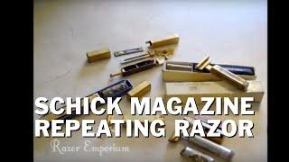 Schick Magazine Repeating Razor / First Generation Schick Injector Safety Razor