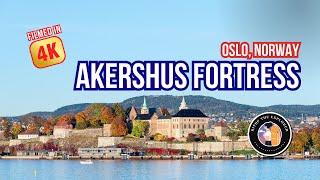 Akershus Fortress Oslo: (Akershus Festning) - Oslo Fortress | Things to do in Norway 4K |  Ep 5