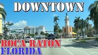 Boca Raton - Florida - 4K Downtown Drive - 2024