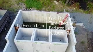 French Development Enterprises & Oldcastle Precast - Rapid Dam Construction