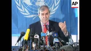 Iraq - Richard Butler addresses press conference