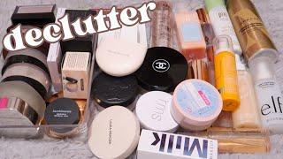 *decluttering* my makeup collection powders & setting sprays! 2024