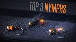 Top 3 Nymphs for Grayling and Trout (Hare's Ear, Red Tag and Pheasant Tail Nymphs) - Tie TV