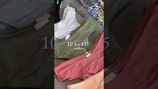The undies deal you love is back for a limited time. Shop 10 for $35 undies in stores & on our site!