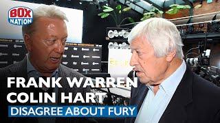 AWKWARD! - Colin Hart Tells Frank Warren "Tyson Fury Is On The Decline"